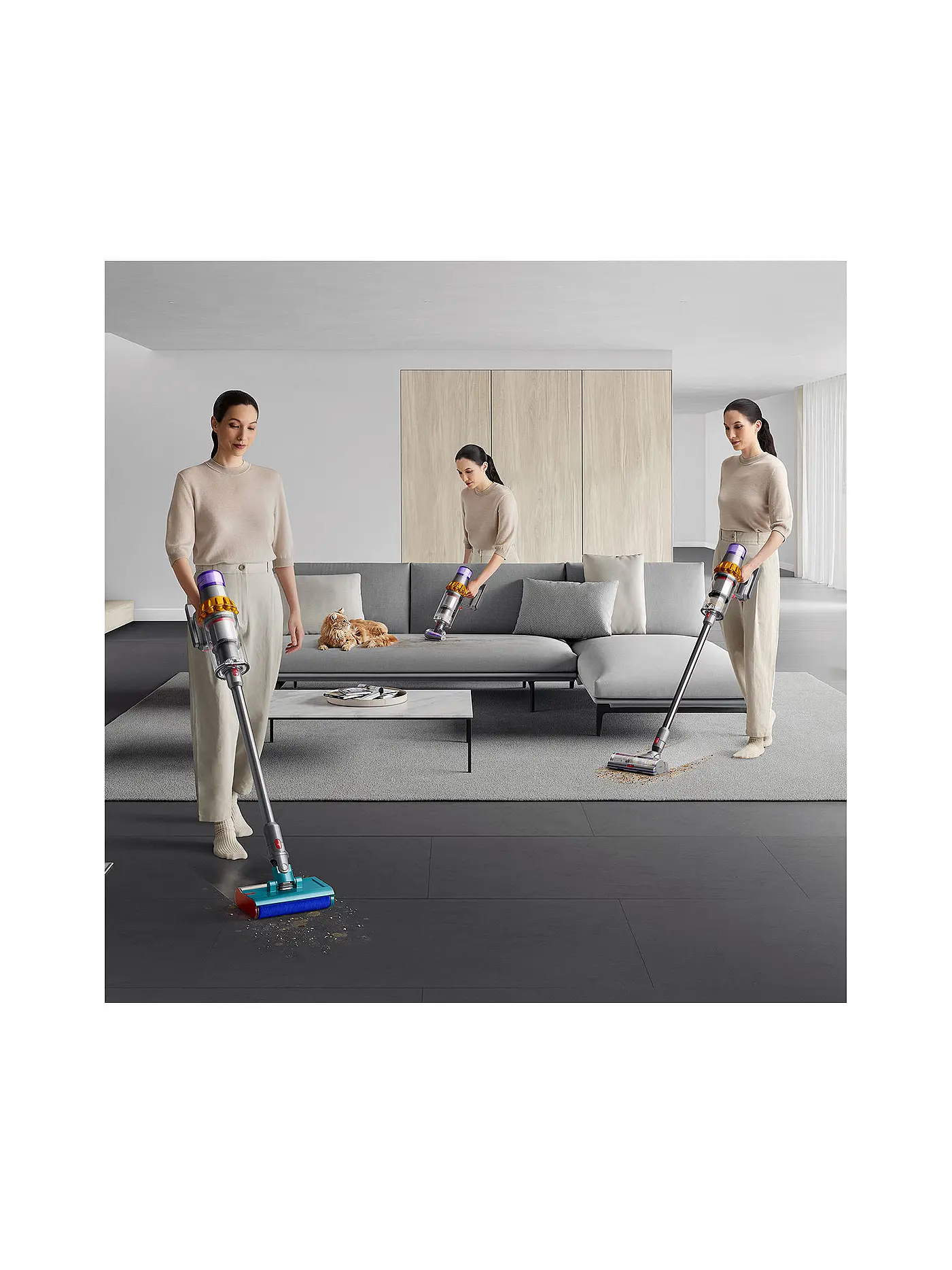 DYSON | Staubsauger V15s DETECT SUBMARINE Nickel/Gelb | 